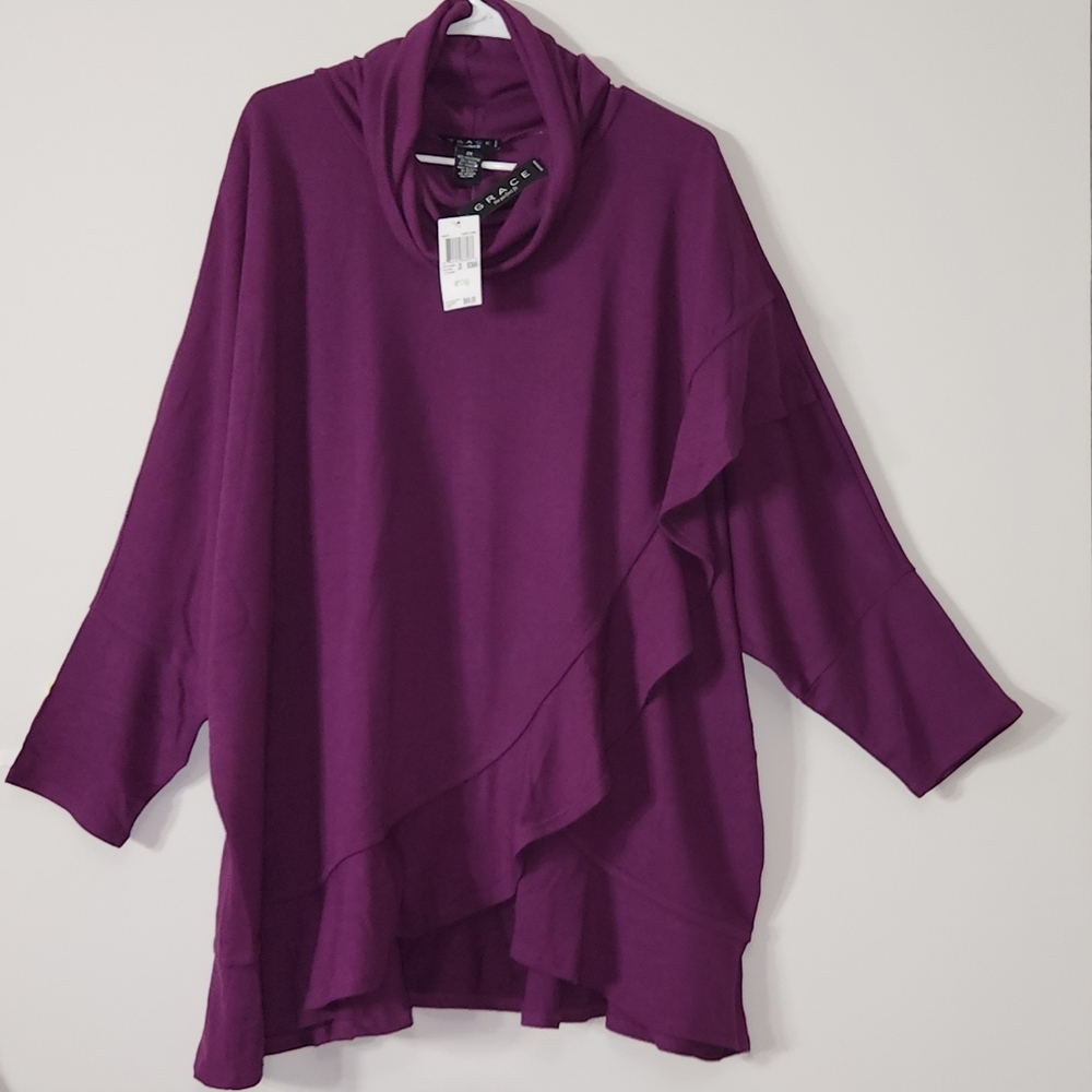 Grace Women Blouse Long sleeve Size(2X)